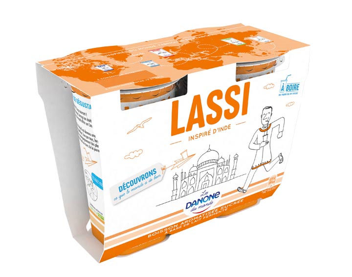 Les Danone du monde LASSI, 240mlx2