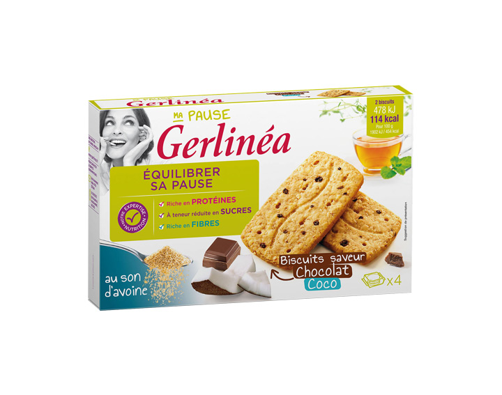 Biscuits au son d'avoine Chocolat Coco