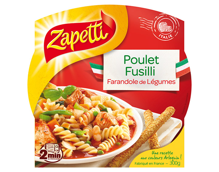 Poulet Fusilli Farandole de Légumes