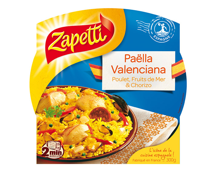 Paëlla Valenciana Poulet, Fruits de Mer et Chorizo