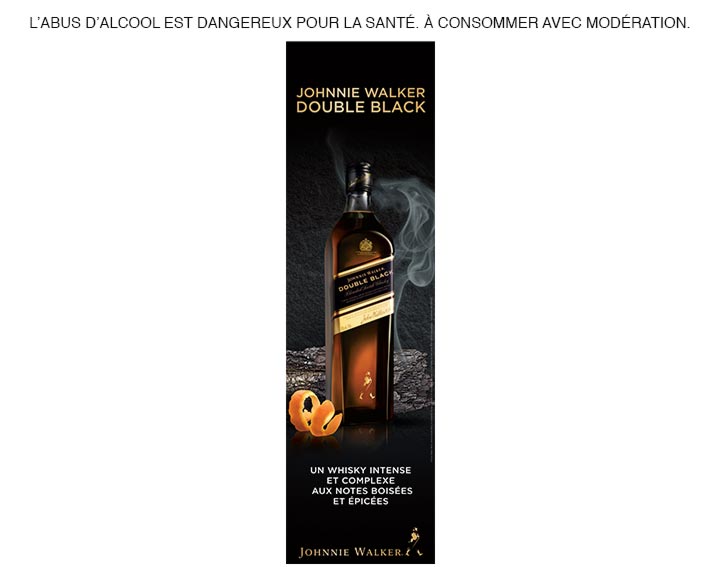 Whisky Johnnie Walker Double Black 70cl 40°
