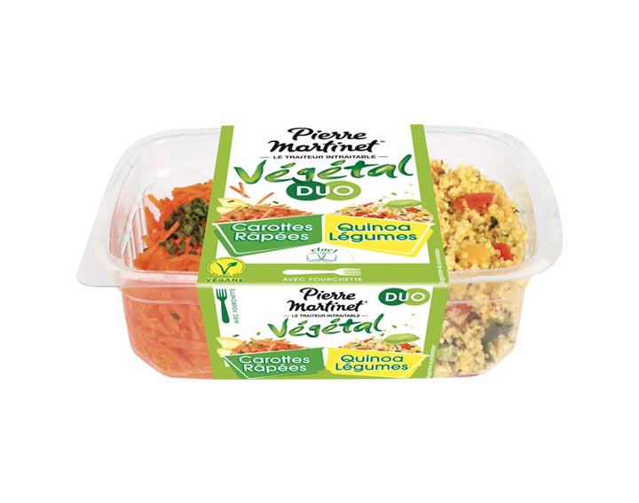 DUO Carottes râpées / Quinoa aux légumes 250g