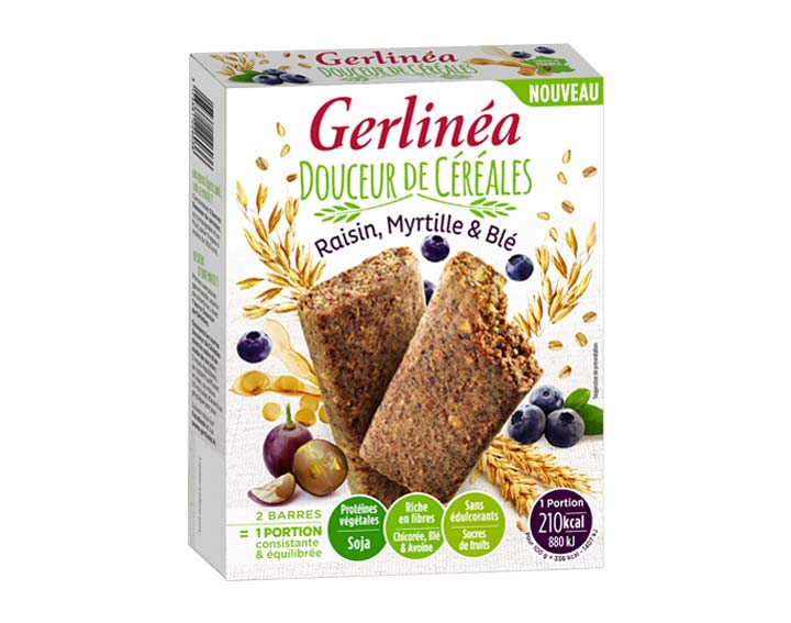Barres Raisin, Myrtille & Blé