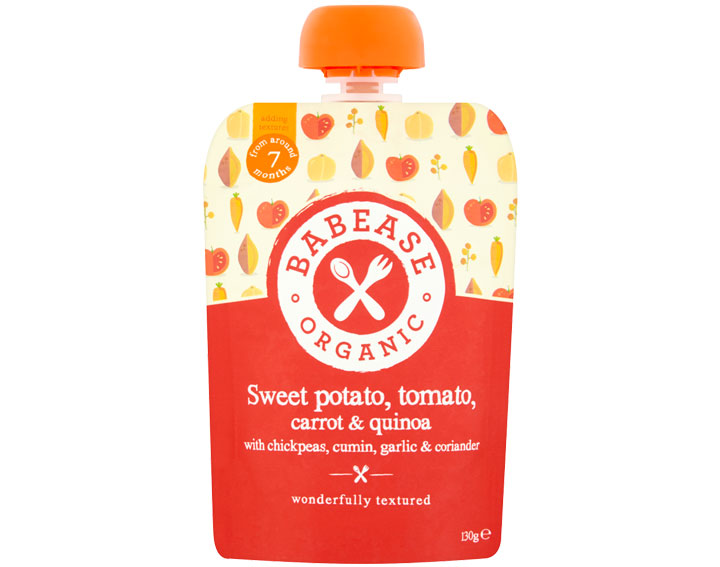 Sweet Potato, Tomato, Carrot & Quinoa 130g