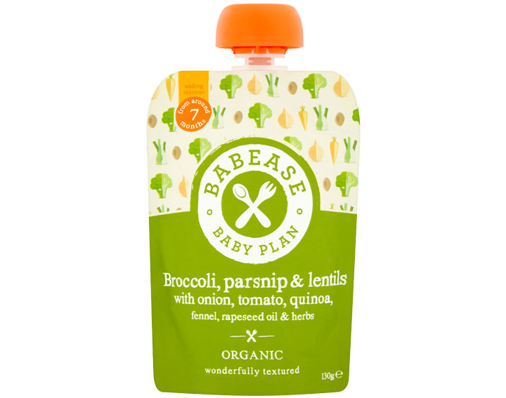 Broccoli, Parsnip & Lentils with Onion 130g