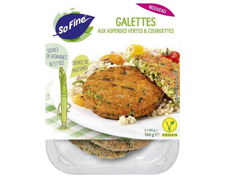 Galettes aux Asperges vertes et Courgettes 