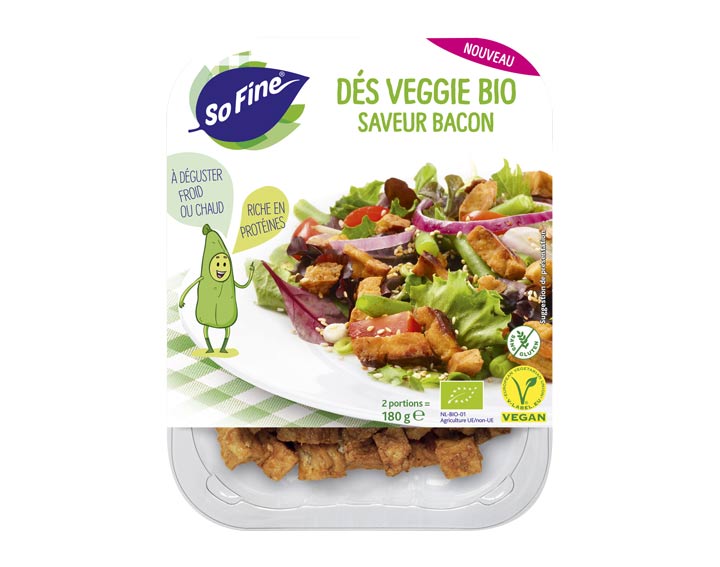 Dés Veggie saveur Bacon