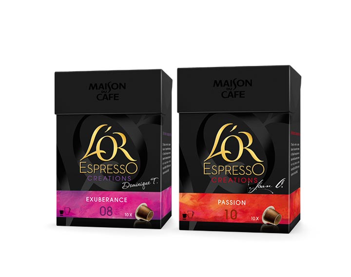 L’OR EspressO 
Collection CRÉATIONS