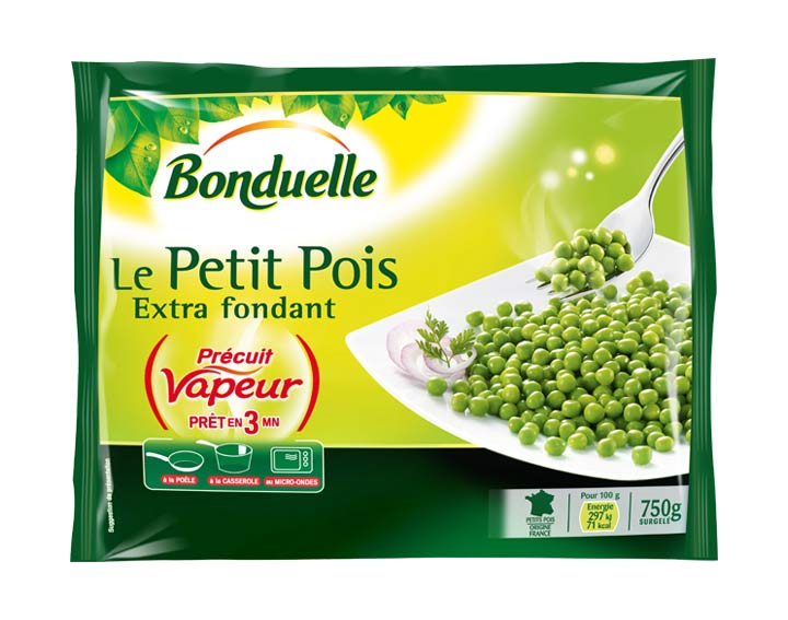 Petit Pois extra Fondant Précuit 750g