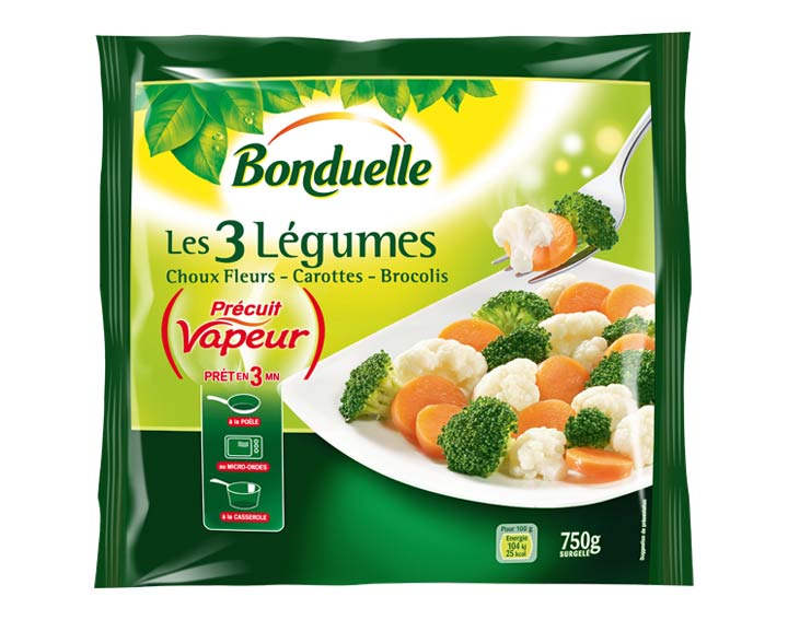Choux-Fleurs, Carottes, Brocolis 750g