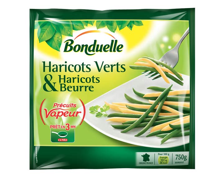 Duo Haricots verts & Haricots beurre 750g