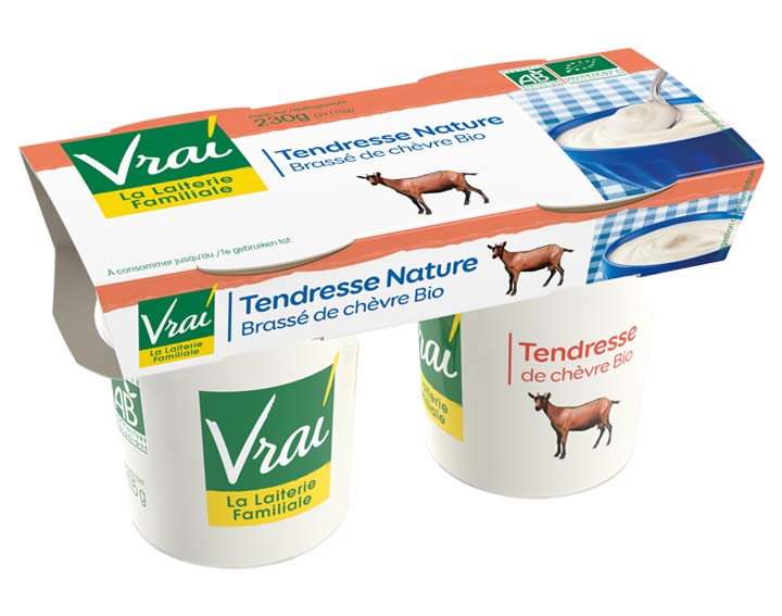 Yaourt Brassé Nature au lait de chèvre Bio