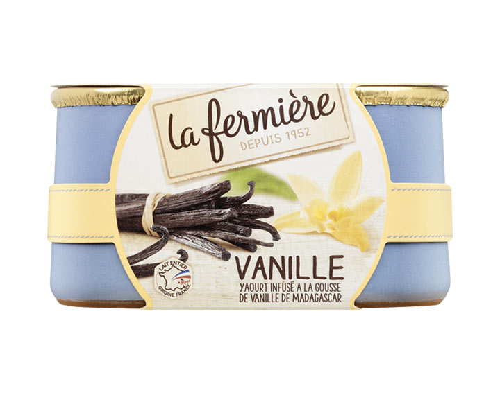 Yaourt infusé à la gousse naturelle de vanille