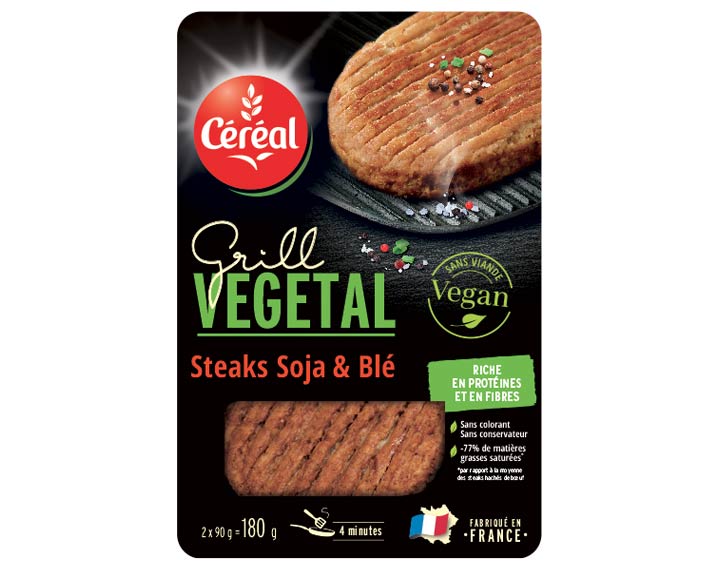 Steaks Soja et Blé
