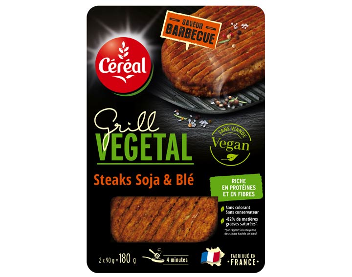 Steaks Soja et Blé Saveur Barbecue