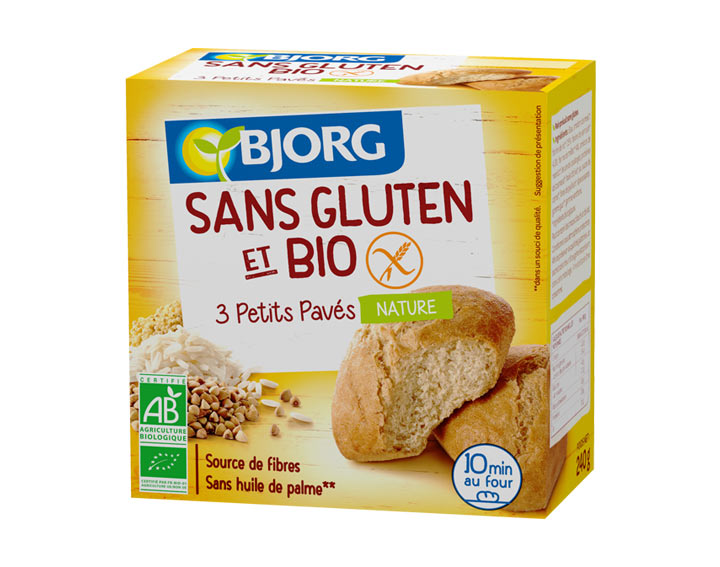 Petits Pavés nature bio x3