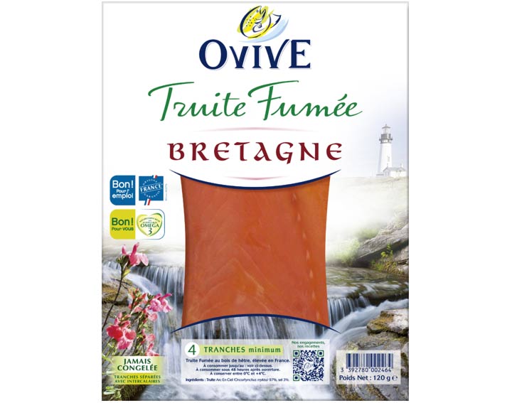 Truite Fumée de Bretagne 4 tranches mini