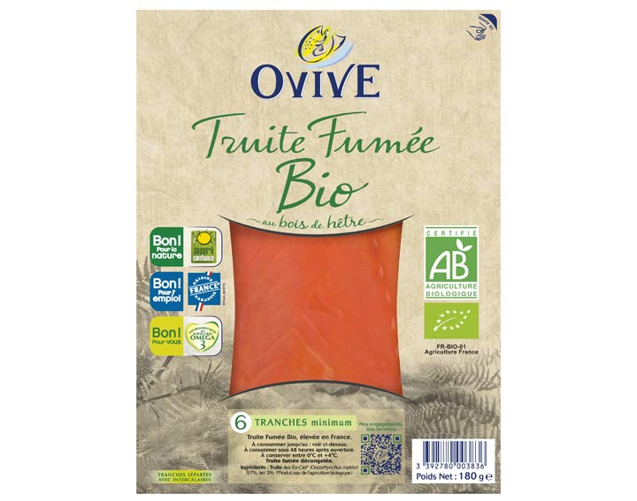 Truite Fumée Bio 3 tranches mini