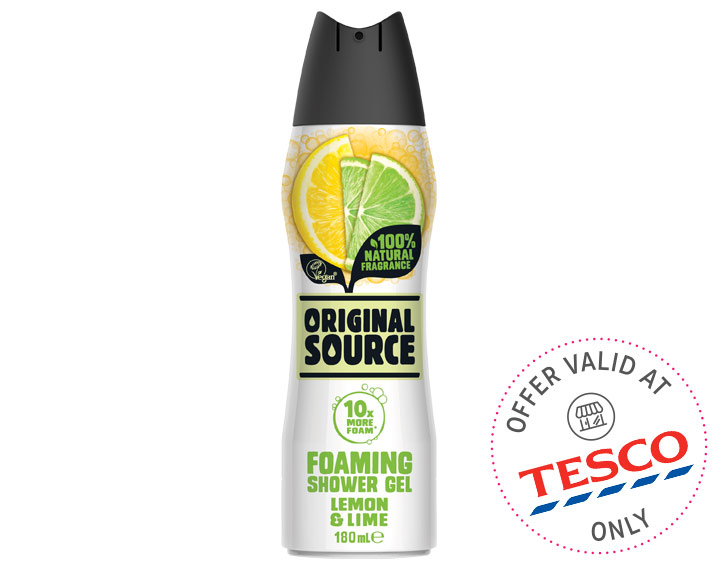 Lemon & Lime Foaming Shower Gel 180ml