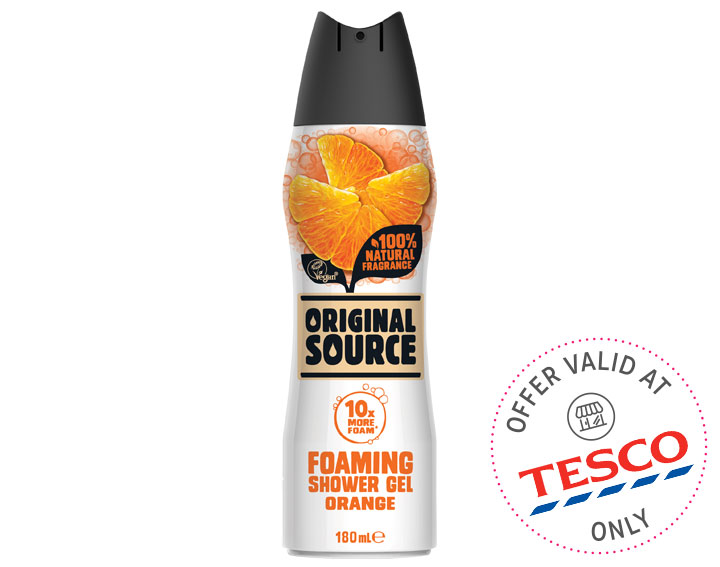 Orange Foaming Shower Gel 180ml