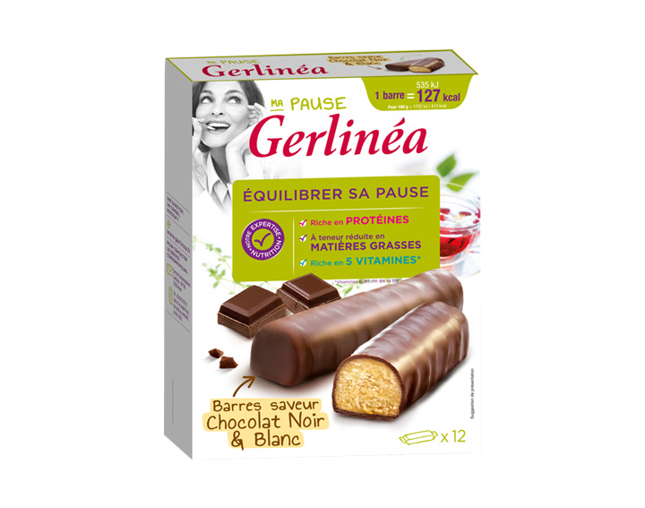 Barres saveur Chocolat Noir & Blanc