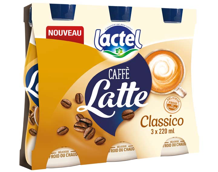 Pack de 3x220ml Caffè Latte Classico