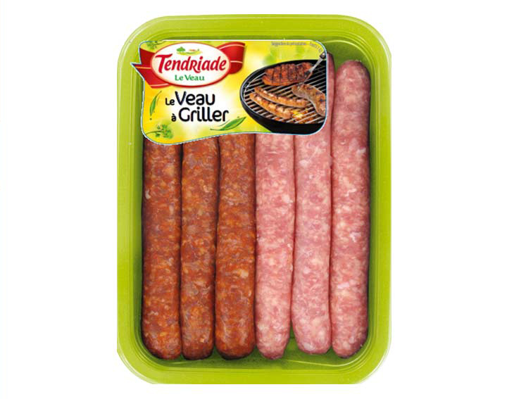 Assortiment Saucisses et Merguez de Veau 6x55g