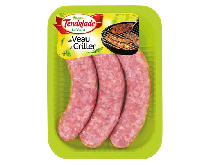 Saucisses de Veau type Toulouse 3x110g