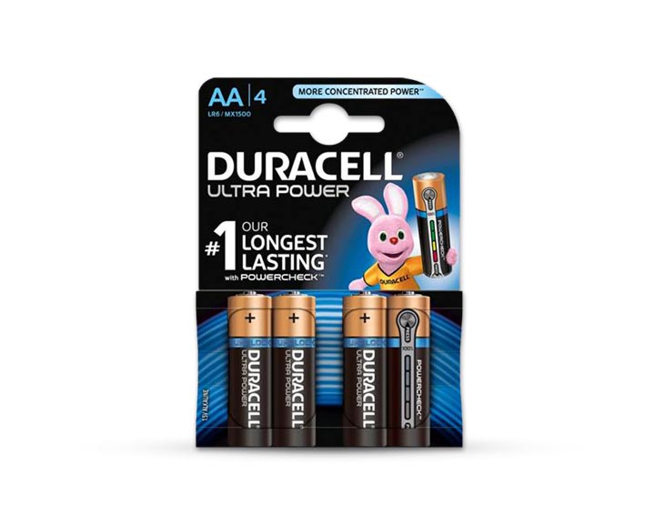 Duracell Ultra Power AAx4