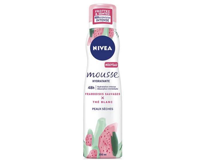 Mousse Hydratante Framboises x Thé Blanc