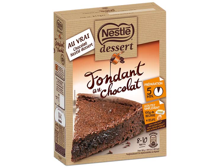 Préparation pour Fondant au chocolat