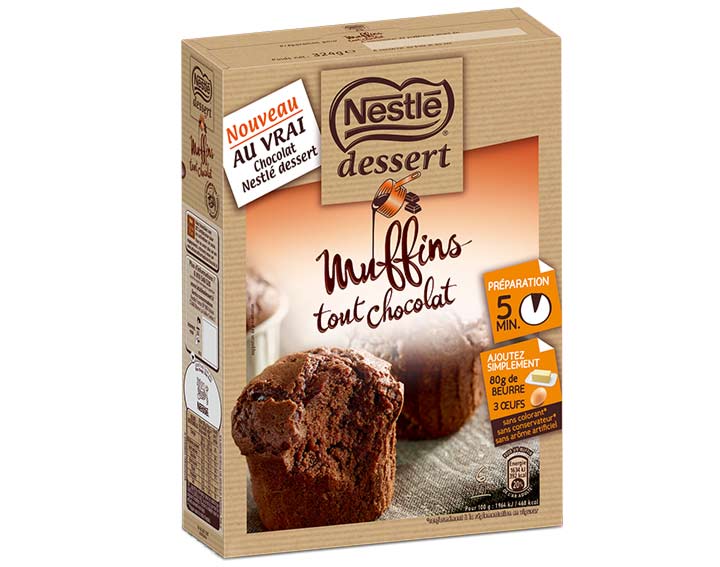 Préparation pour Muffins tout chocolat