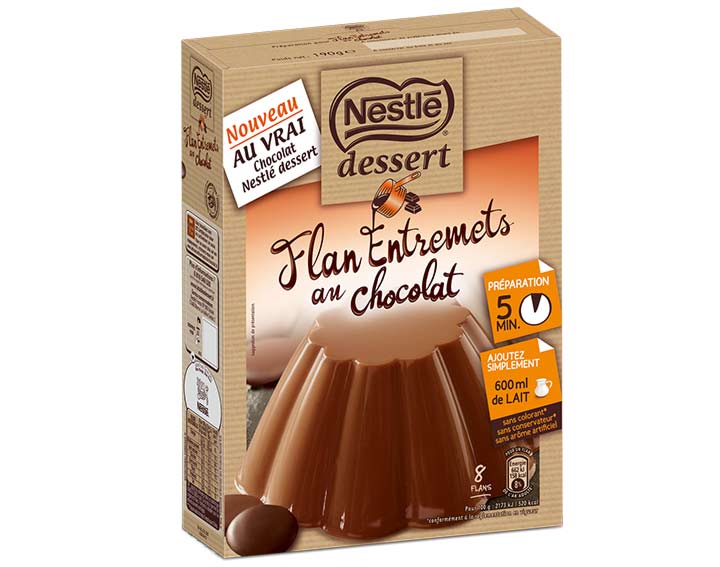 Préparation pour Flan Entremets au chocolat