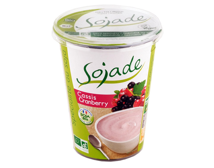Sojade Cassis Cranberry - Le pot 400g