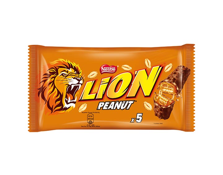 LION® Peanut 5 barres chocolatées 