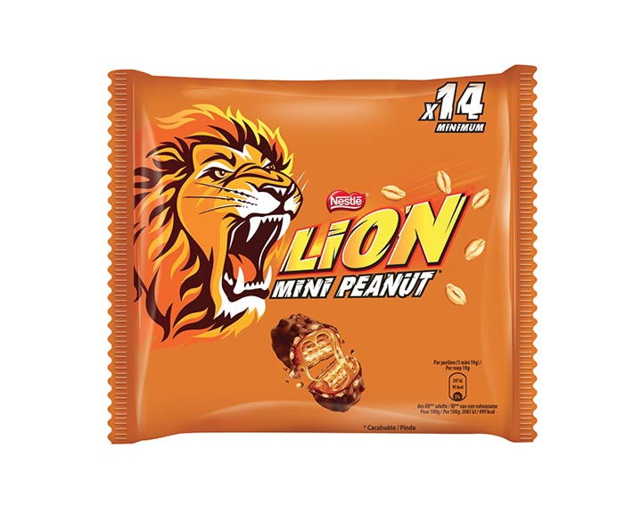 LION® Peanut Mini barres chocolatées 304g