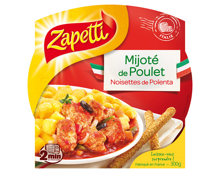 Mijoté de Poulet Noisettes de Polenta