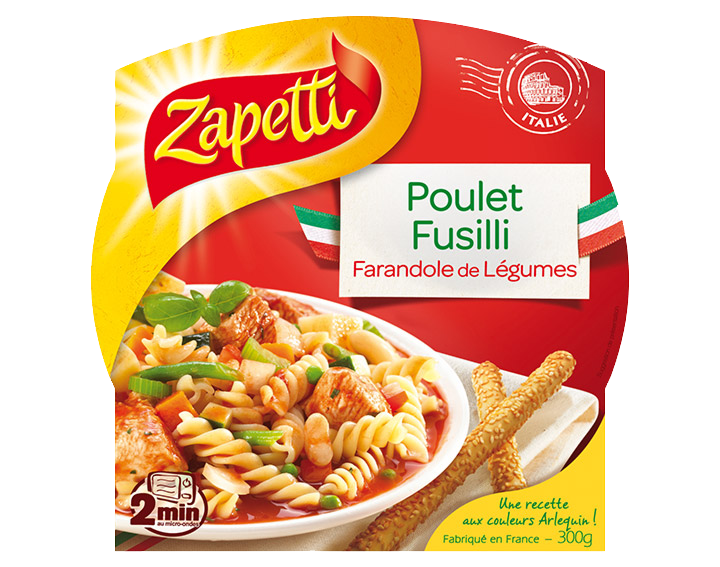 Poulet Fusilli Farandole de Légumes