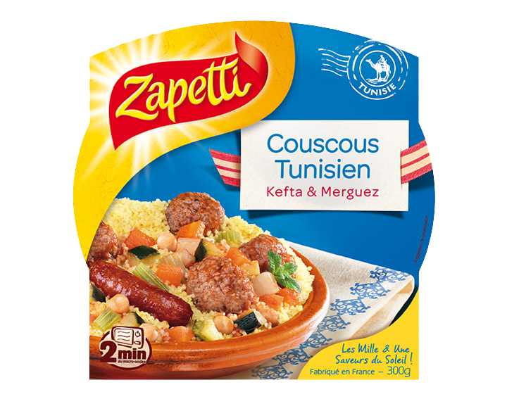 Couscous Tunisien Kefta et Merguez