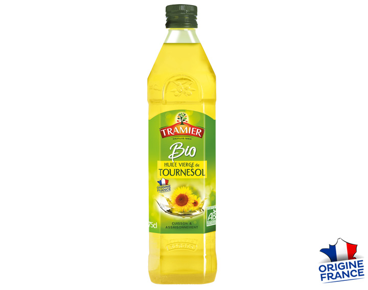 Huile Vierge de Tournesol Bio 75cl