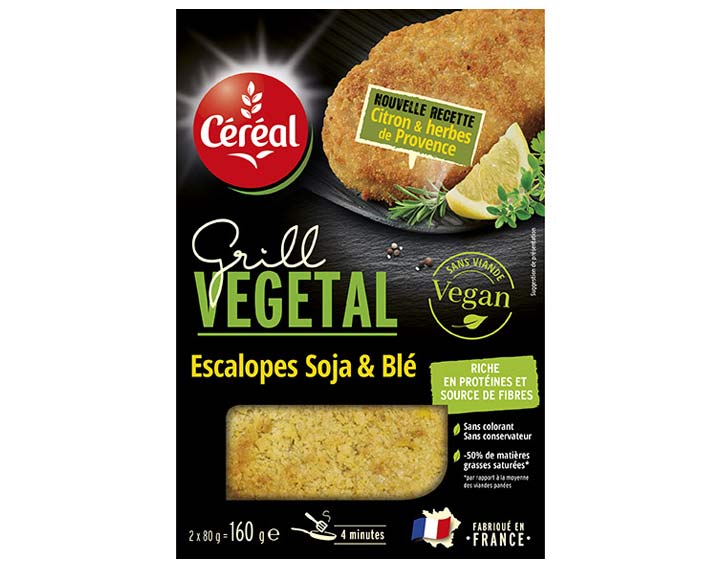 Escalopes Soja et Blé Citron & Herbes
