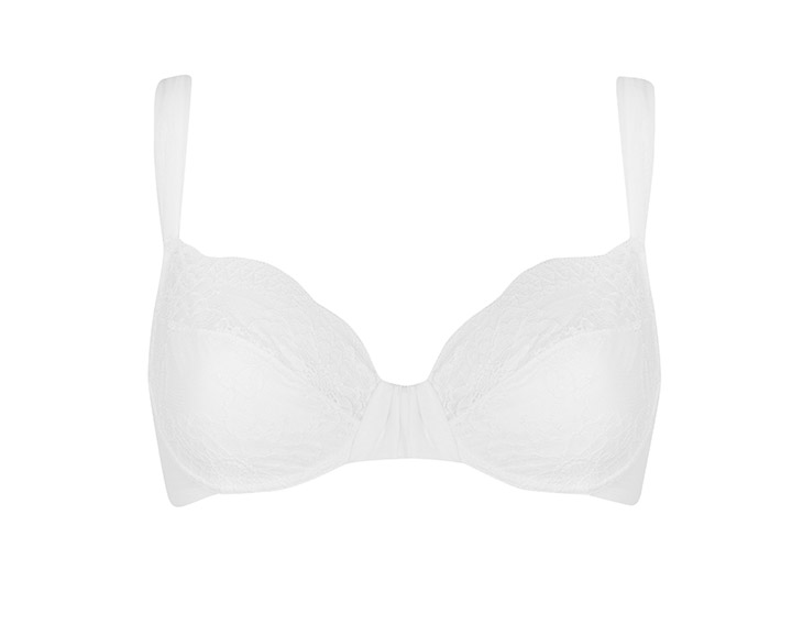 Tulle & Volupté (blanc) - Soutien-gorge à Armatures