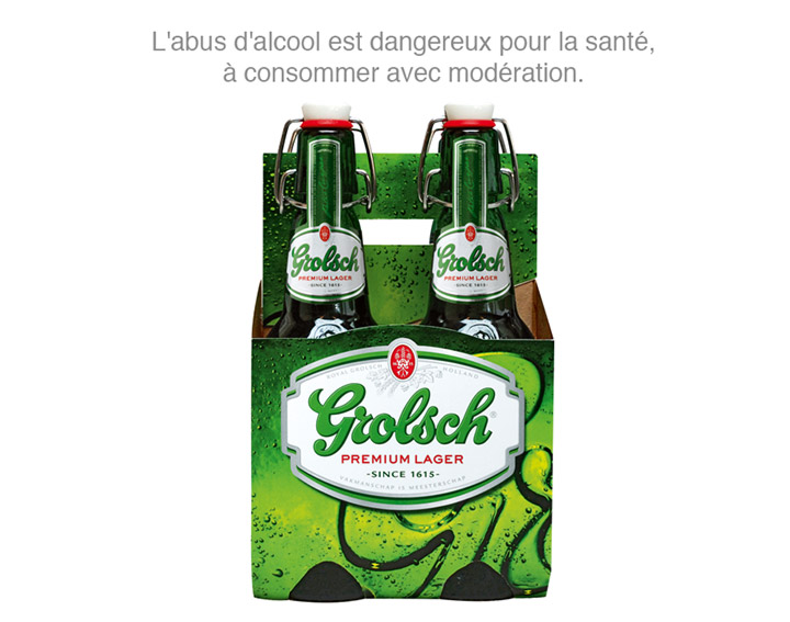 Pack de Grolsch
4x45cl ou 6x25cl