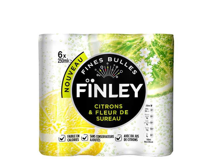 FÏNLEY Citrons & Fleur de Sureau 6x250mL