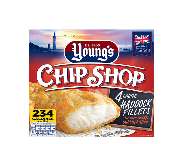 4 Large Haddock Fillets