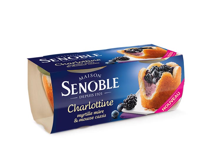 Charlottine - Myrtille Mûre & Mousse Cassis
Lot de 2x60g 