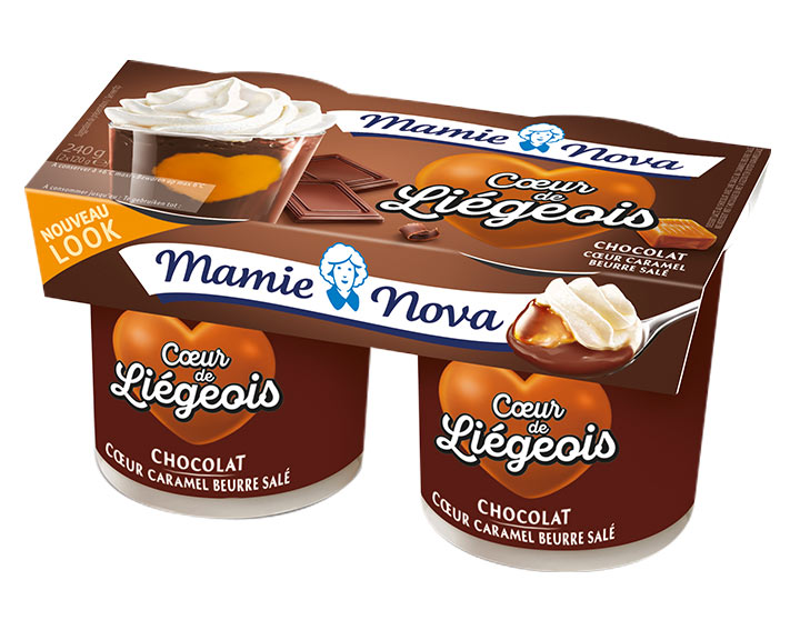 Liégeois Chocolat Coeur Caramel Beurre Salé 