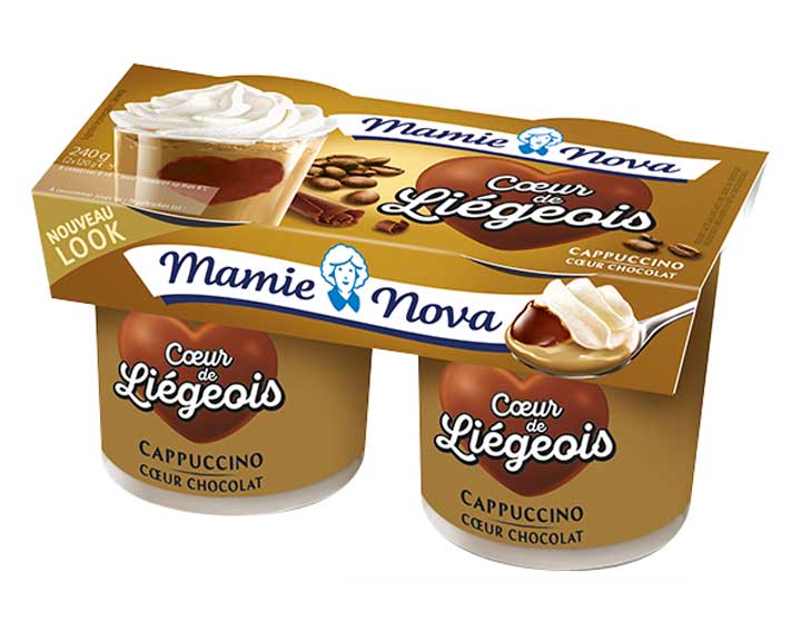 Liégeois Cappuccino Coeur Chocolat 