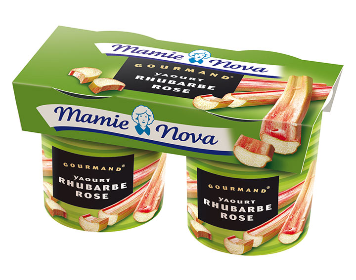 Yaourt Rhubarbe Rose 