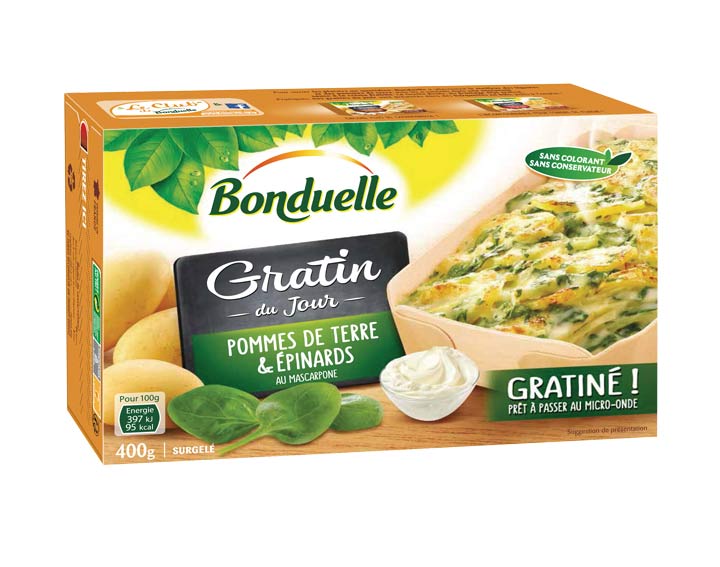 Pommes de terre & Epinards 400g